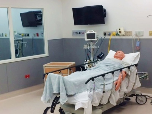 Rush University Medical Center's simulation center.