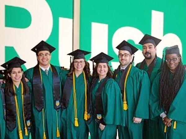 Graduates of Rush University's BS in Health Sciences program.
