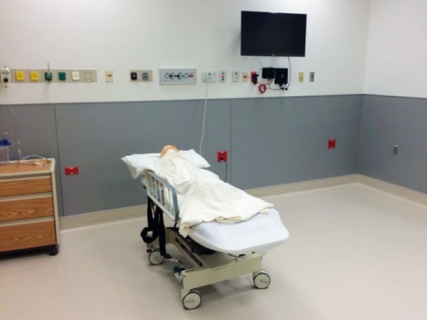 The pediatric procedure room at Rush University Medical Center.